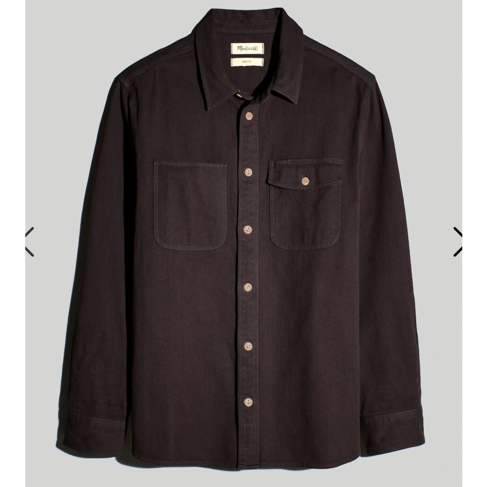 Madewell garment dyed work shirt XS new